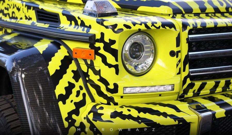 Детали экстерьера Mercedes-Benz G550 4x4&sup2; by MetroWrapz 2017 года  (фото 8 из 8)